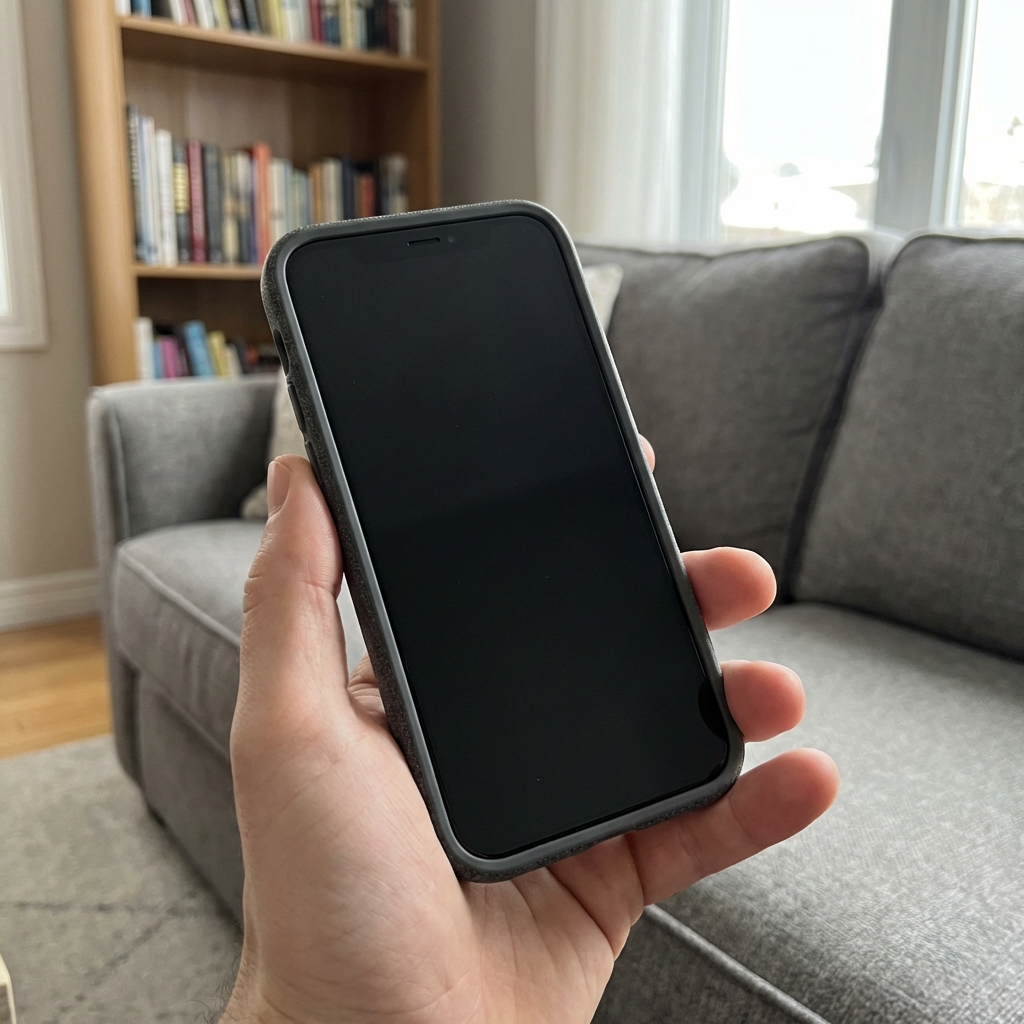 Product held in hand against a plain background before AI processing