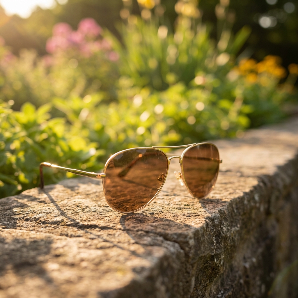 Product photographed outdoors with natural background before removal