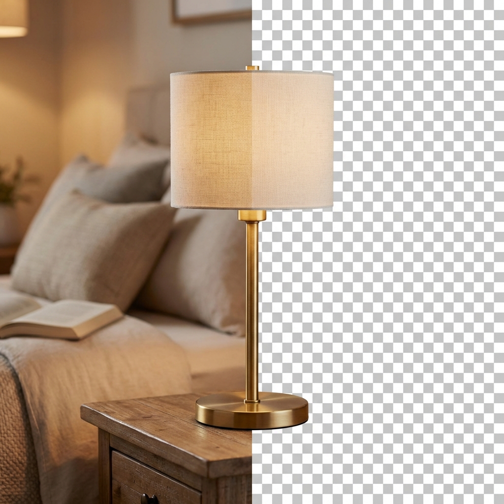 Furniture product with background removed — transparent cutout of a modern chair