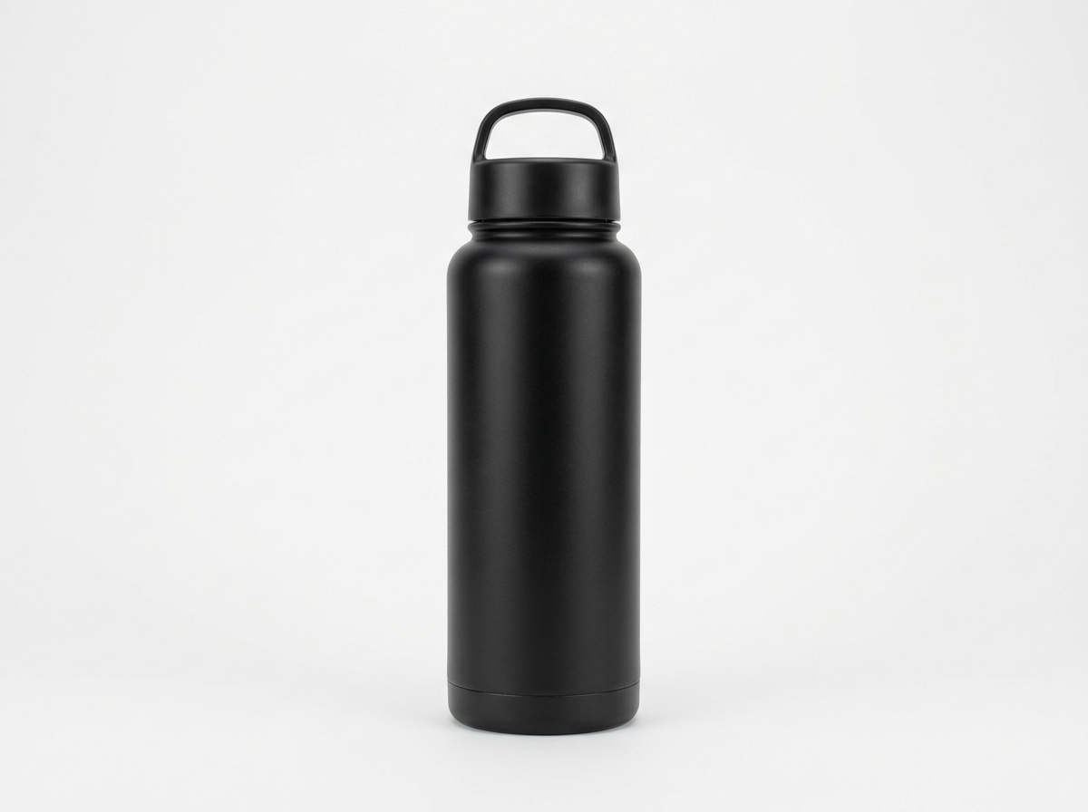 Product on plain white background before AI scene change