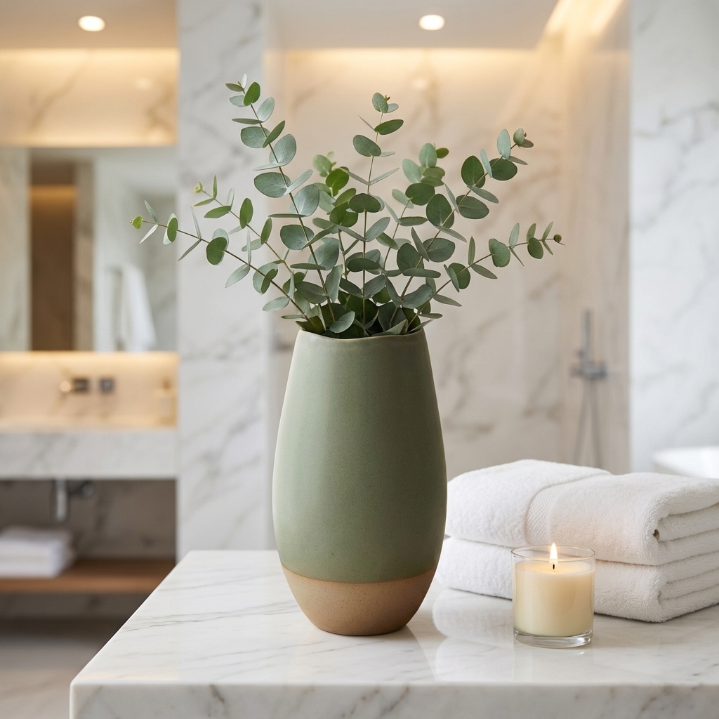 Shopify product A/B test variant — bathroom spa setting — ai product photography Nano Banana Pro